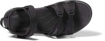 Teva Tirra Sandals - Women's Top view (Black/Black)