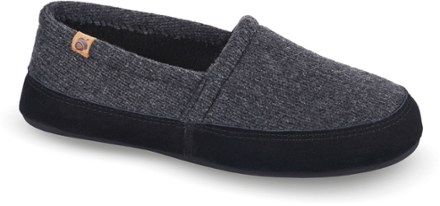 mens black slip on slippers