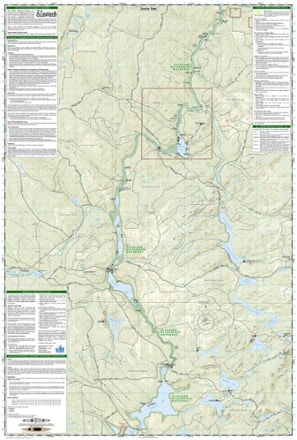 National Geographic Allagash Wilderness Waterway North Map 2