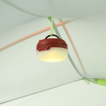 Big Agnes Copper Spur mtnGLO 2 Tent Accessory loops (lantern not included)