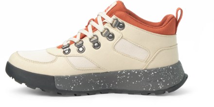 REI Co-op Trailmade Waterproof Hiking Boots - Women's Left view (Whitecap Gray/Rust Marsala)