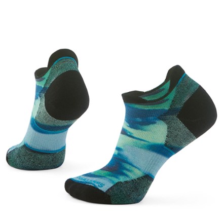 Smartwool Run Targeted Cushion Brushed Print Low Ankle Socks - Women's 0