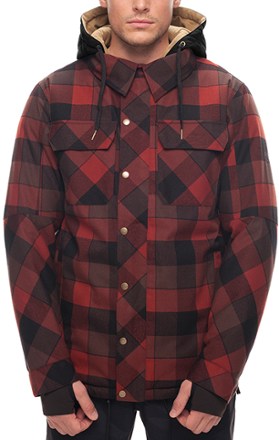 686 plaid snowboard jacket