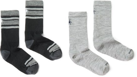 Smartwool Everyday Top Split Stripe/Anchor Line Zero Cushion Crew Socks - Men's - 2 Pairs 0