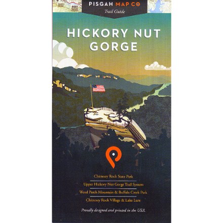 Pisgah Map Co Hickory Nut Gorge Trail Guide 0