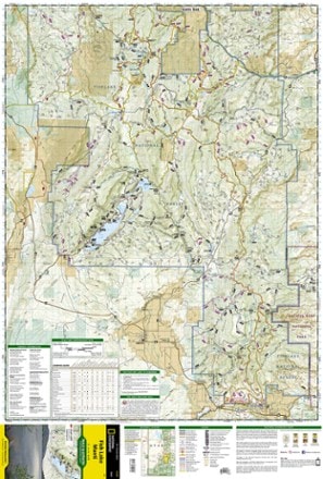 National Geographic Fish Lake Manti Topographic Map 1