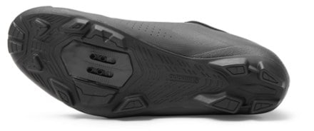 Shimano XC3 Mountain Bike Shoes - Men's Sole view (Black)