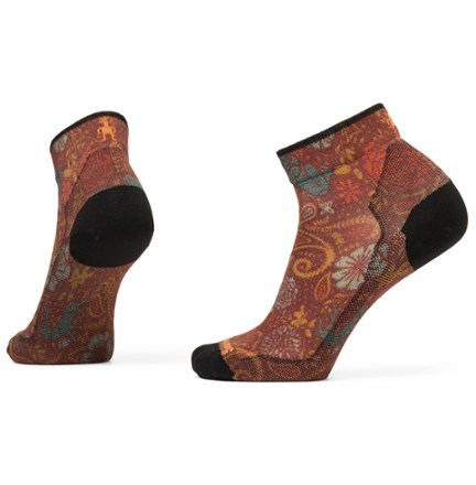 Smartwool Bike Zero Cushion Print Ankle Socks - Women's 0