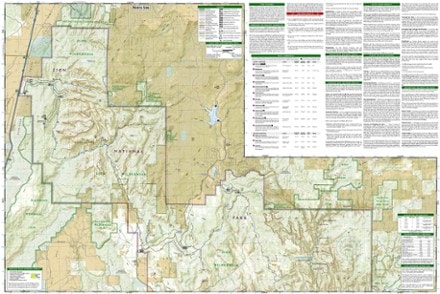 National Geographic Zion National Park Map 1