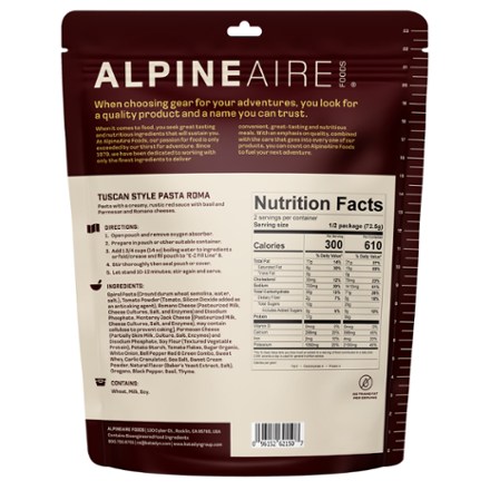 AlpineAire Foods 5-Day Meal Kit - 20 Servings 2