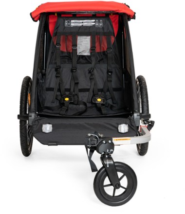 Remorque à vélo Burley Encore pour enfants, repliable à plat, Buggy