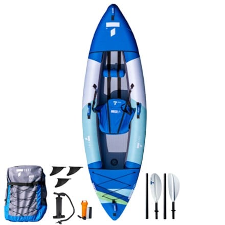 TAHE Breeze LP+ 1 Inflatable Kayak with Paddle 0