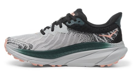 Challenger 7 Trail-Running Shoes - Women's [Left view (Harbor Mist/Spruce)]