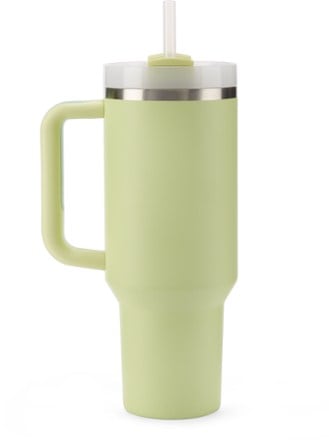 Stanley Quencher H2.0 FlowState Tumbler - 40 fl. oz. Back view (Citron)