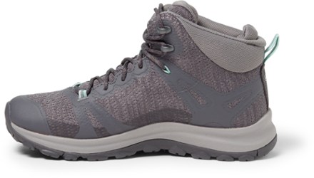 KEEN Terradora II Waterproof Mid Hiking Boots - Women's Left view (Magnet/Ocean Wave)