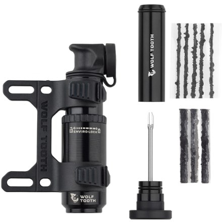 Wolf Tooth Components EnCase Pump 30 cc with Tubeless Tire Plug Tool 2