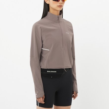 Salomon Sense Aero Hybrid Cropped Pullover - Women's 1
