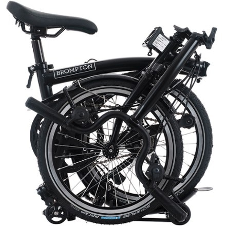 Brompton C Line 4-Speed Mid Handlebar Bike with Rack 2