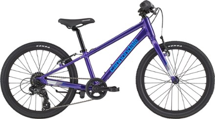 purple cannondale road bike