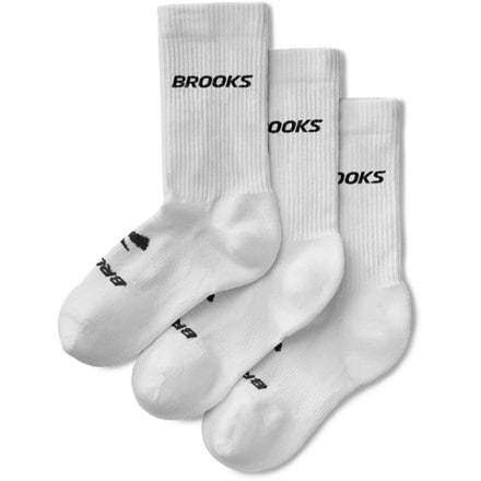 Brooks Run-In Crew Socks - 3 Pairs 0