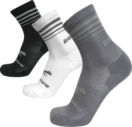 Brooks Run-In Crew Socks - 3 Pairs 0