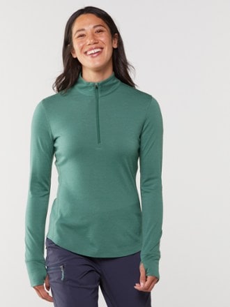 REI Co-op Heavyweight Merino Base Layer Half-Zip Top - Women's 1