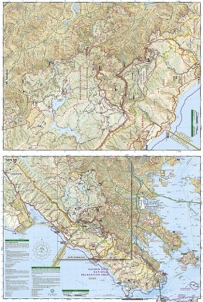 National Geographic Mount Tamalpais & Point Reyes Map 2