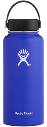 Lucky Dog Hydro Flask 32 oz Wide Mouth Navy Blue