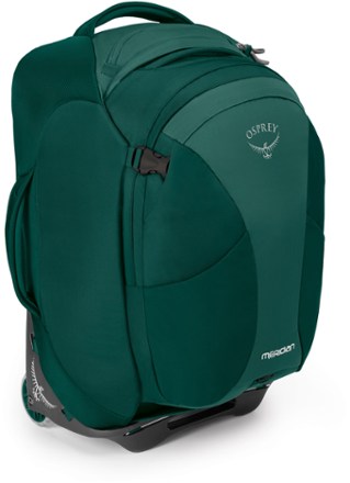 Meridian Wheeled Convertible Luggage 22 Rainforest Green