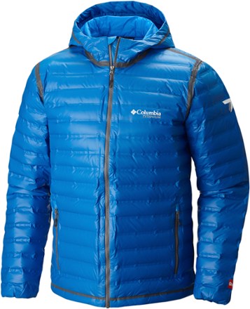 Columbia outdry ex clearance gold down hooded jacket