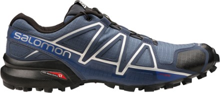 Salomon Speedcross 4 GTX Trail Running Shoe - — Mens Shoe Size: 12.5 US,  Mens Shoe Width: Medium, Color: Slateblue/Blue Depth/Corona Yellow —  L38311800-125