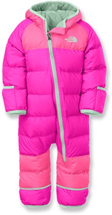 Lil Snuggler Down Suit Infants Luminous Pink 18 MO