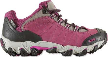 Bridger Low Waterproof Hiking Shoes Women s Magenta 7.5