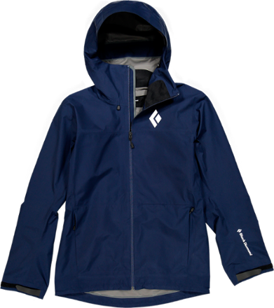 Black diamond liquid outlet point shell jacket