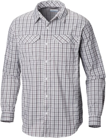 columbia silver ridge plaid long sleeve shirt