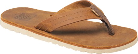 men's reef voyage lux flip flop sandals