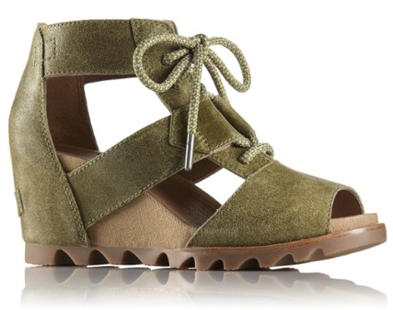 joanie lace up wedge sandal