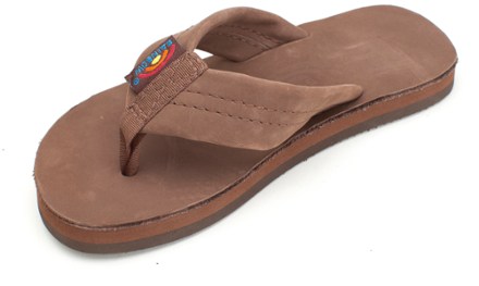 youth rainbow flip flops