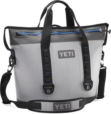 YETI Hopper 40 Cooler Tote Grey Blue 