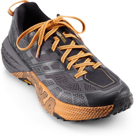 Hoka one one speedgoat 2 black kumquat sale