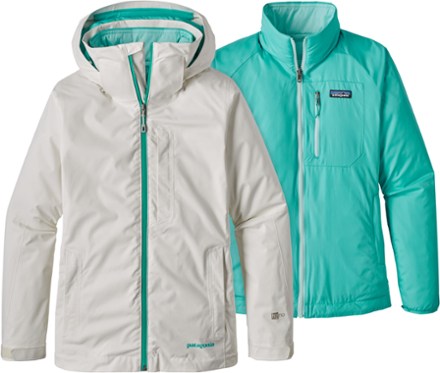 Patagonia Women's Recco 3 in 1 Snowbelle Reversible Insulated Ski Jacket  Large - $352 - From Shop