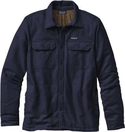 Insulated flannel hot sale jacket men's