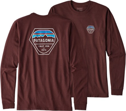 patagonia men's fitz roy hex lightweight crew sweatshirt