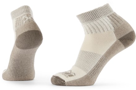 Adults' Cresta Wool Lightweight Hiking Socks, Quarter-Crew