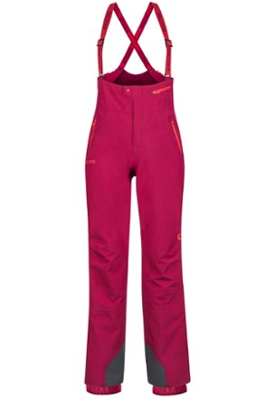 pink bib snow pants