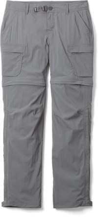 REI Women's Convertible Hiking Pants Size 8 Petite Gray Outdoor Camping  Fishing