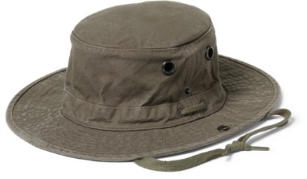 Dorfman Pacific Men's Weathered Cotton Outback Hat with Chin Cord —  Ellington Agway