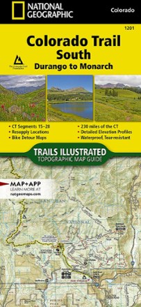 National Geographic Colorado Trail South: Durango to Monarch ...