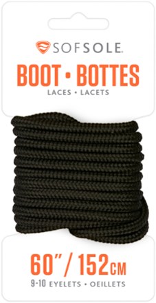 Flat Wide Waxed Boot Laces - 54 inch Gray, Size: 54 Inches