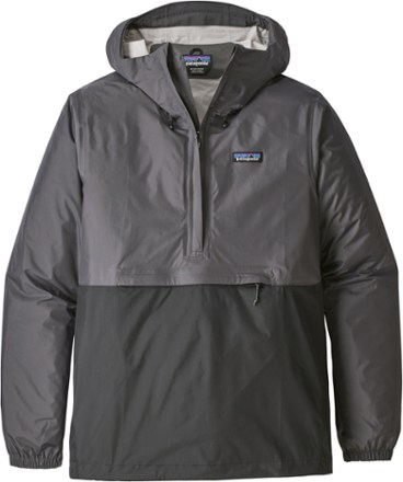 Mens half zip sales rain jacket